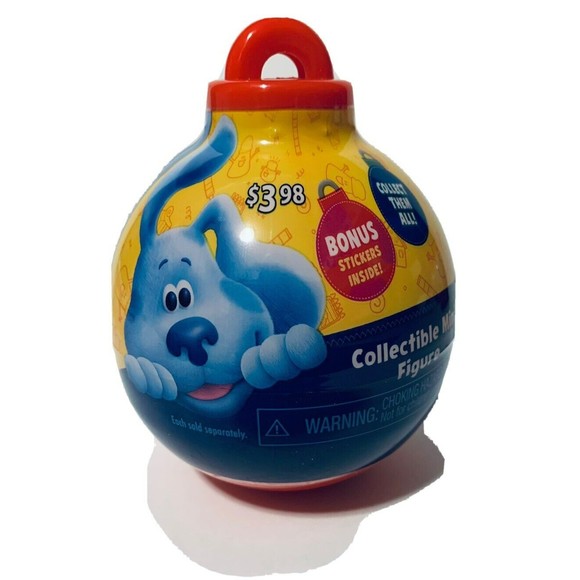 4 Blues Clues and You Ornament Collectible Mini Figure Capsule Nickelodeon Lot - Picture 10 of 10